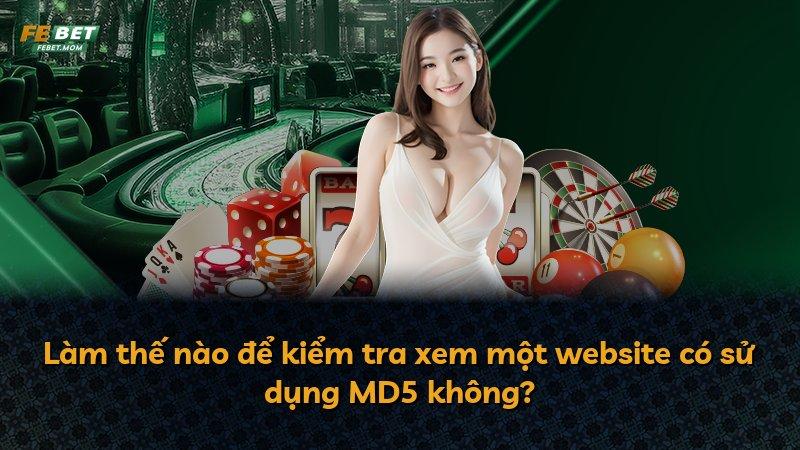 Làm thế nào để kiểm tra xem một website có sử dụng MD5 không?