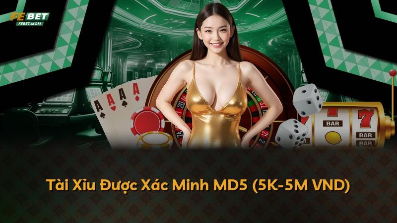Tài Xỉu Được Xác Minh MD5 (5K-5M VND)